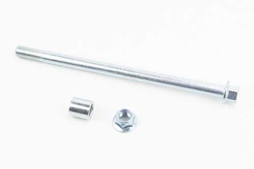 Ось колеса переднего (под алюм. диск) d12mm; L210mm + втулка, гайка
