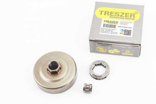 Тарелка сцепления + звезда 325-7 Husqvarna-136/137/141/142/235/240/325, Partner-365, OLEO MAC 941, JONSERED, POULAN + подшипник
