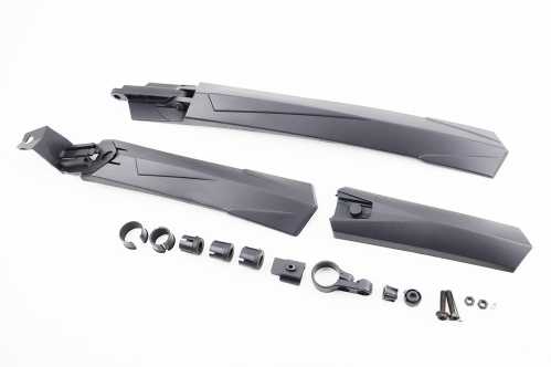 Крила пластмасові 24-26" MTB швидкознімні, чорні PM-32