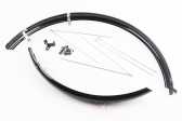 Крила пластмасові 26" MTB довгі, чорні