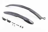 Крила пластмасові 26" MTB довгі, чорні HN26A/HN26B