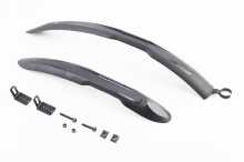 Крила пластмасові 26" MTB довгі, чорні HN26A/HN26B Заводской стандарт OEM