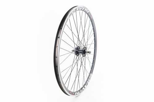 Колесо 27,5" переднее Disk-brake, обод и втулка 14Gx36H алюминиевые, крепл. гайка, "GRAVITY"