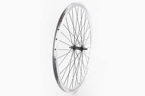 Колесо 28" переднее V-brake, обод "капля" алюминиевый, втулка 14Gx36H, крепл. гайка, "GRAVITY"