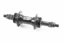 Втулка задня MTB алюмінієва 14Gx36H під вільнобіг, Disk-brake (різьба), 2 пром-підшипники 6200 2RS, кріпл. гайка, чорна FB-A209B