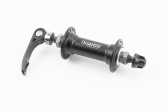 Втулка передняя MTB алюминиевая 14Gx32H, V-brake, крепл. эксцентрик, чёрная KT-A15F