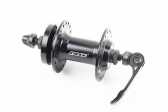 Втулка передняя MTB алюминиевая 14Gx36H, Disk-brake, крепл. эксцентрик, чёрная MS31F