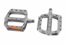 Педали BMX 9/16" (107x95.5x25mm) пластиковые, чёрные LU-984DU Заводской стандарт OEM