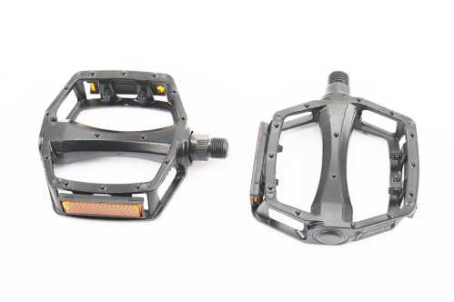 Педалі MTB широкі 9/16" (100x95x25mm) алюмінієві, чорні, від 3шт -8%