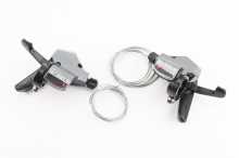 Переключатели (манетка) 3x8 скоростей, чёрные SL-KD-30