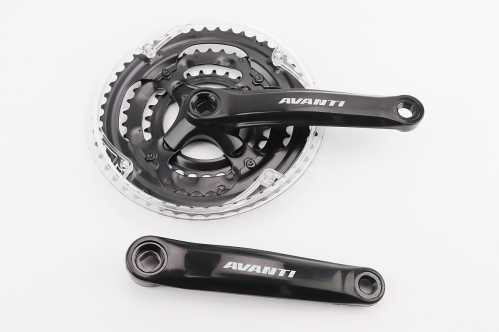 Шатуны "квадрат" 170мм, 48.38.28T MTB, чёрные GS-P316