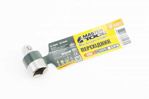 Переходник c 1/2" на 3/8" CrV 78-0085 Заводской стандарт OEM