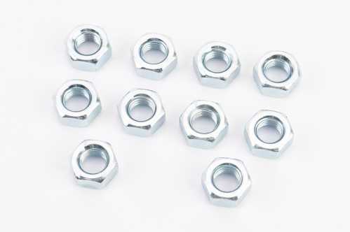 Гайка М12x1,75 6 цб DIN934, к-кт 10шт