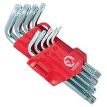 Набір ключів Г-подібних TORX 9 шт, Т10-Т50, CrV, Small Заводской стандарт OEM