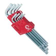 Набір ключів Г-подібних TORX 9 шт, Т10-Т50, Cr-V, Big Заводской стандарт OEM