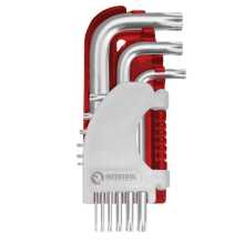 Набір Г-подібних ключів TORX 9 шт., Т10-Т50, Cr-V, Small INTERTOOL Заводской стандарт OEM