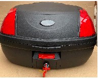 Кофр пластмасовий (великий) (овальний) під 2 шоломи VDK Заводской стандарт OEM