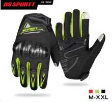 Рукавички RS SPURTT (mod:06, size:M, чорно-зелені) Заводской стандарт OEM