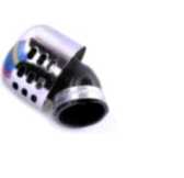 Фильтр воздушный (нулевик) Ø42mm, 45*, колокол (хром) JING