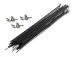 Спица велосипедная (L-225mm, 14G) (144шт) (черные) OEM