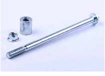 Вісь колеса переднього Delta (L-180mm, D-10mm) + втулка MIS MIS