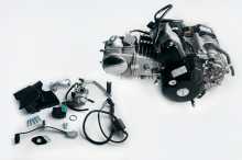 Двигун Delta 125cc (МКПП 1Р53FMI 4П) (+комутатор, карбюратор, котушка запалювання) JING Заводской стандарт OEM
