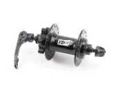 Втулка   переднего колеса велосипеда   (32 спицы) Disk-brake, 2 пром-подшипника 6200 2RS, креп. эксцентрик, черная FB-A291В