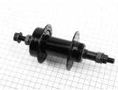 Втулка   заднего колеса велосипеда   (36 спиц, 14G) под свободобег, Disk-brake, креп. гайка черная SF-A25R
