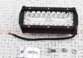 Фара дополнительная светодиодная влагозащитная - - 20+20 LED с креплением, прямоугольная 79*165мм, SUPER LIGHT