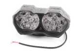 Фара дополнительная светодиодная влагозащитная - 18 LED,  (146* 62mm) с креплением