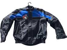 Мотокуртка без захисту (текстиль) (size: XL, чорно-синя) VV Заводской стандарт OEM