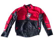 Мотокуртка без захисту (текстиль) (size: XL, червона) VV Заводской стандарт OEM