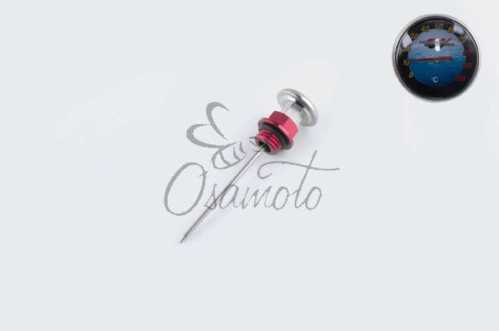 Щуп масла Ø19.0mm, L-137mm (+датчик температуры) (красный) KOMATCU