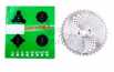 Нож мотокосы 40T (Ø255/25.4 mm) (победитовые зубья)