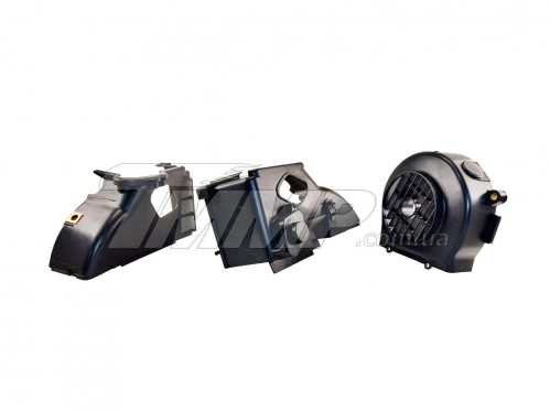 Пластик 4T GY6 50 обдува цилиндра (+ кожух генератора) EVO