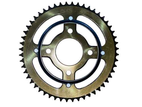 Зірка трансмісії (задня) VIPER V200R 428x52T (PCD=4*90mm, HUB=58mm) (ОБОДОК) MARATHON ST