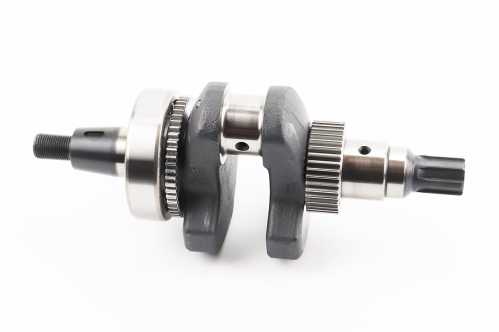 Коленвал 186F (Dшейки-40mm, H-118,0mm) под шлиц +шестерни+подшипник, запрессованный