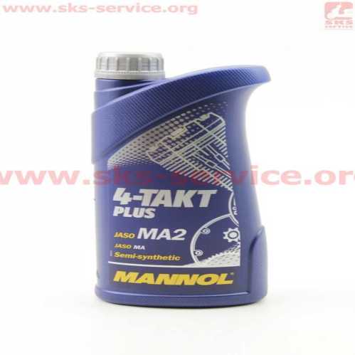 Масло 4T 10W-40 - полусинтетическое для мототехники "PLUS", 1L