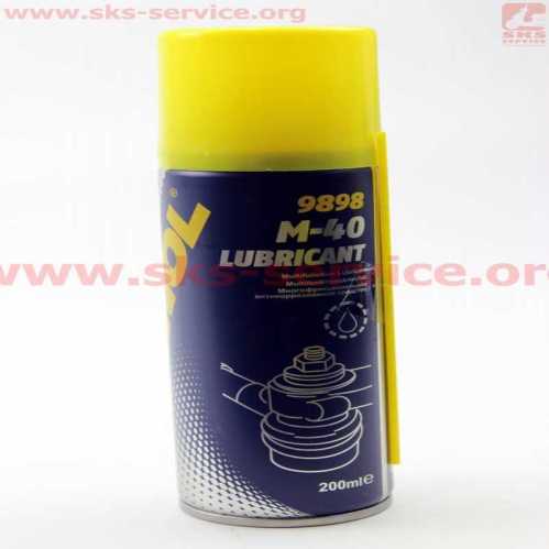 Смазка проникающая (аналог WD-40) "M40", Аэрозоль 200ml