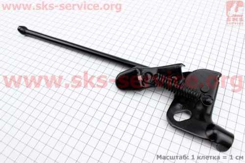 Подножка боковая задняя для 24", чёрная
