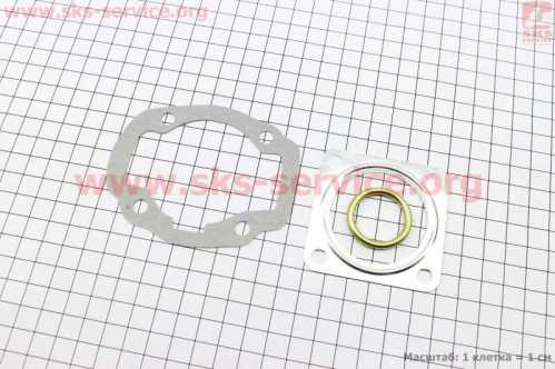 Прокладки поршневой Honda DIO65cc-43мм, к-кт 3 детали