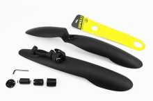 Крылья пластмассовые 24-26" MTB, чёрные SMG-669 Заводской стандарт OEM