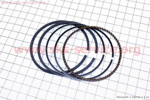 Кольца поршневые 168F 68mm +0,25