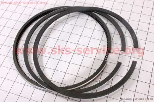 Кольца поршневые 186F 86mm +0,50