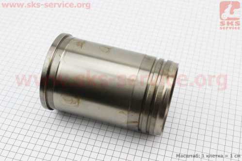 Гильза цилиндра R195NM (H-170mm, Dпоршня-95mm, Dвенца-114,80mm, Dверх.пояс-109mm, Dниж.пояс-107mm)