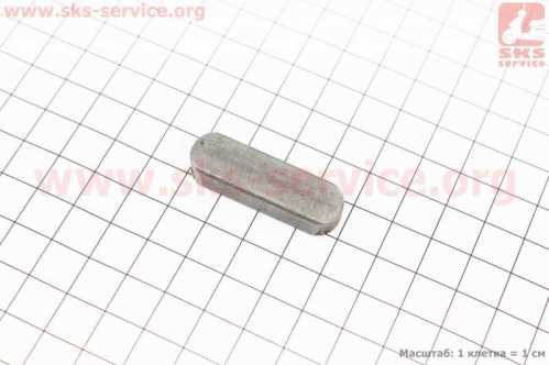 Шпонка маховика 8x12x39-40mm R190N/195NM
