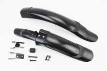 Крила пластмасові 24-26" MTB розсувні, чорні Заводской стандарт OEM