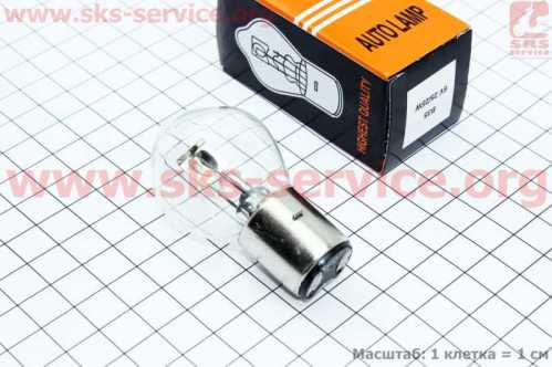Лампа фары B35 6V 25/25W BA20D