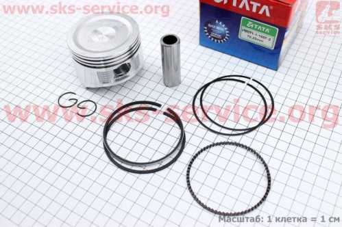 Поршень к-кт 170F 70mm +0,25, (H-49mm, палец 18mm)