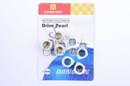 Ролики вариатора (тюнинг) Honda 16*13 6,5г (белые) DONGXIN